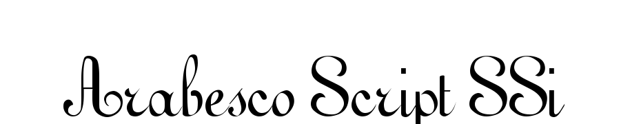 Arabesco Script SSi Yazı tipi ücretsiz indir